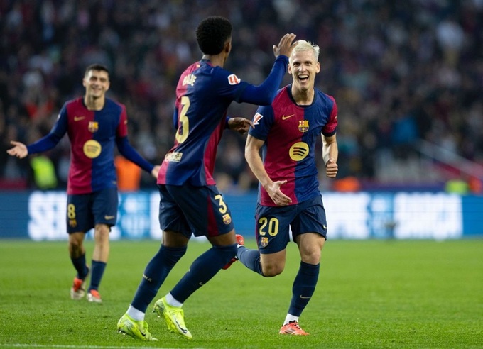 Olmo thổi hồn vào lối chơi tấn công của Barca