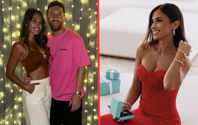 Cô vợ Antonela Roccuzzo của Messi