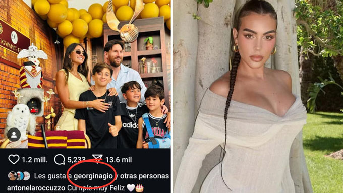 Antonela Roccuzzo nhận được tin nhắn từ Georgina
