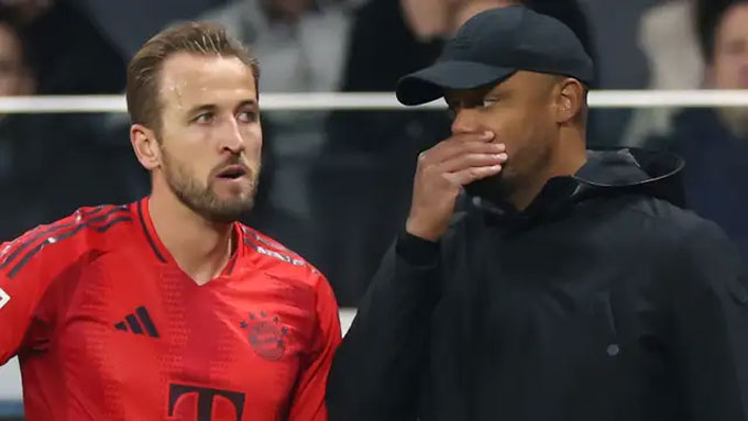 Kompany và Kane đang hướng tới danh hiệu Bundsliga đầu tiên