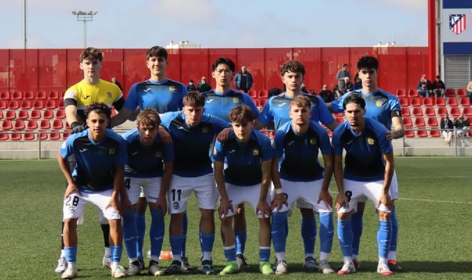 Julien Nguyễn trong màu áo U19 Fuenlabrada