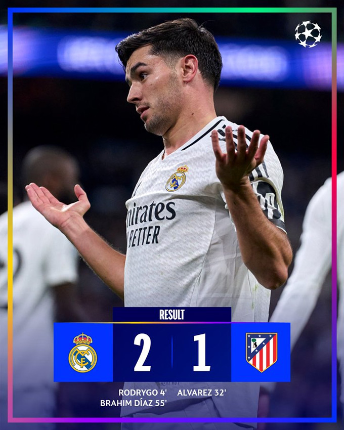 Real Madrid đã đánh bại Atletico