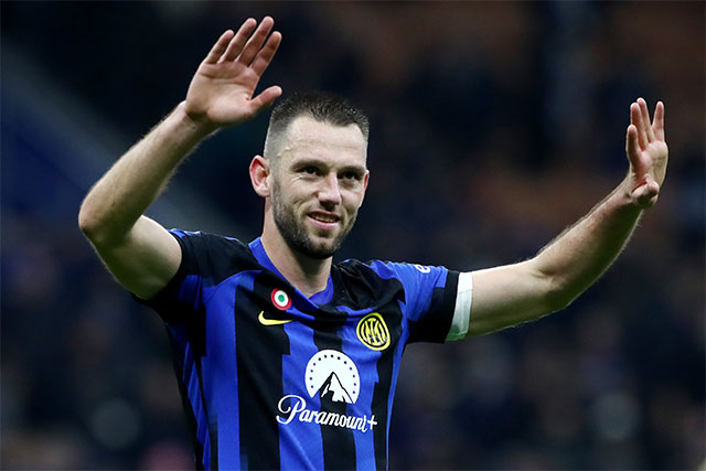 Stefan de Vrij đang được xem là "lá chắn thép" ở trung tâm hàng phòng ngự Inter