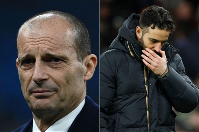 Allegri là ứng viên số 1 thay Amorim dẫn dắt MU