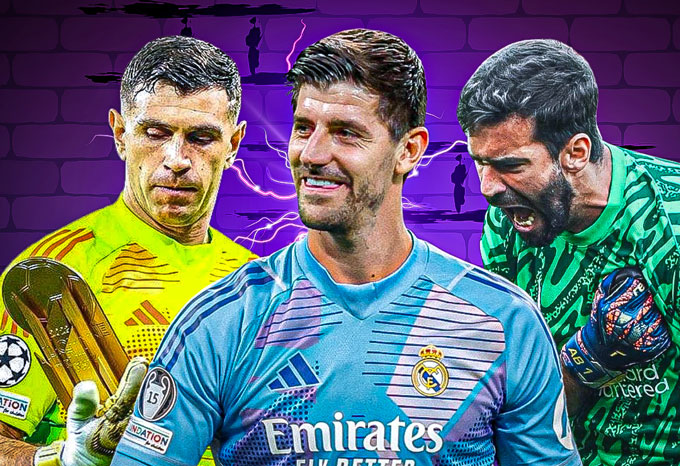 Martinez, Courtois và Alisson nằm trong top 10 thủ môn hay nhất thế giới hiện nay