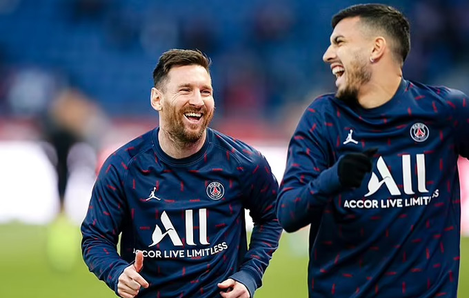 Messi và Paredes cùng vô địch Pháp với PSG