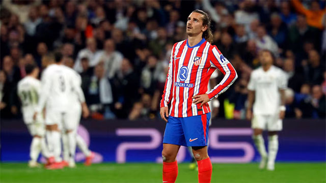 Griezmann chỉ cần 3 pha lập công nữa là cán mốc 200 bàn cho Atletico