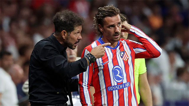 HLV Simeone rất tin dùng Griezmann