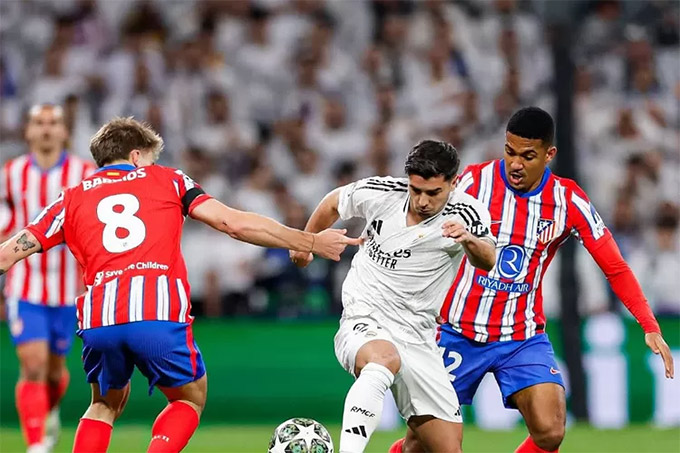 Real Madrid đang dẫn Atletico trước 2-1 sau trận lượt đi