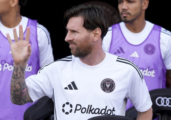 Messi không ra sân trong cuộc chạm trán Charlotte