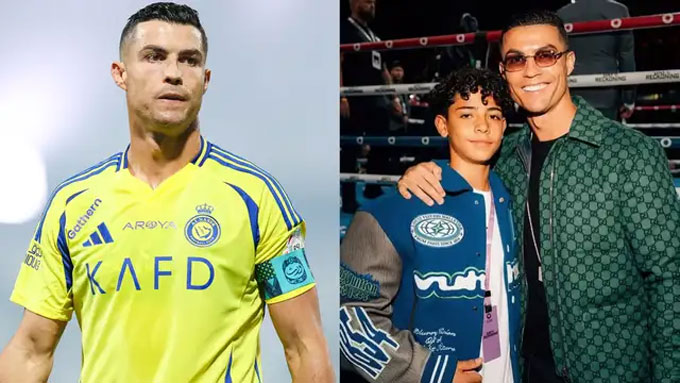 Ronaldo từng bày tỏ mong muốn được chơi bóng cùng con trai