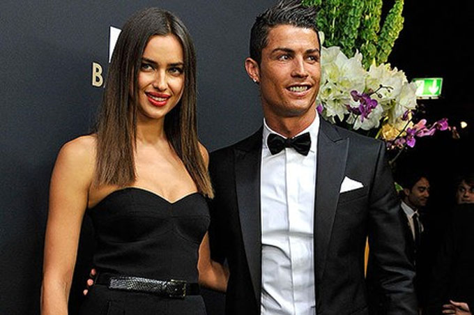 Irina Shayk từng gắn bó với Ronaldo