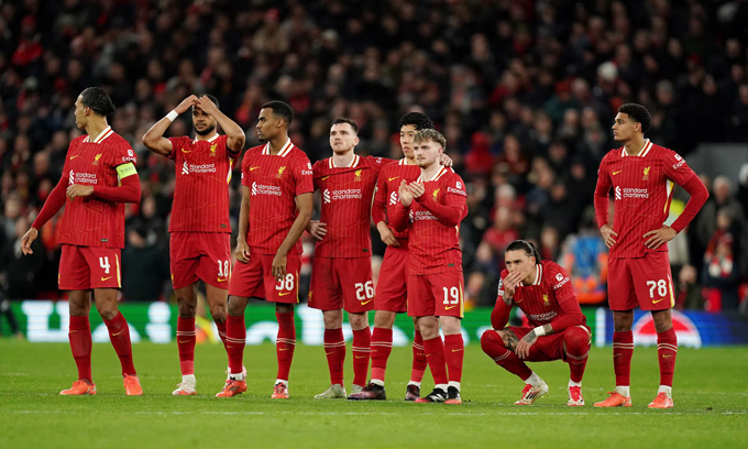 Liverpool đã bị loại khỏi Champions League