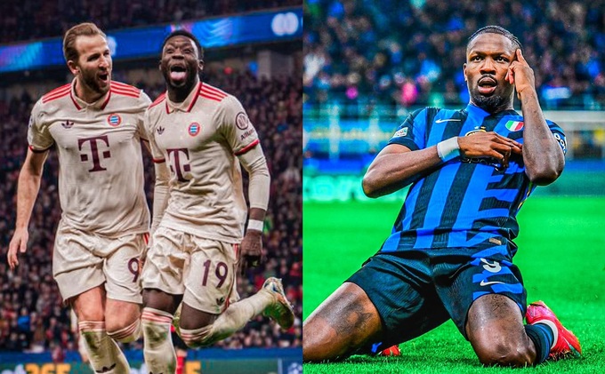 Bayern vs Inter hẹn nhau ở tứ kết sau khi vượt qua Leverkusen và Feyenoord