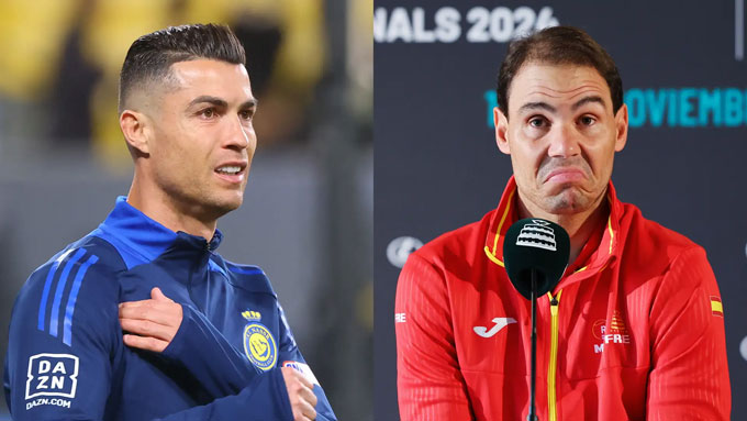  Ronaldo và Nadal vừa nhận bàn thua 