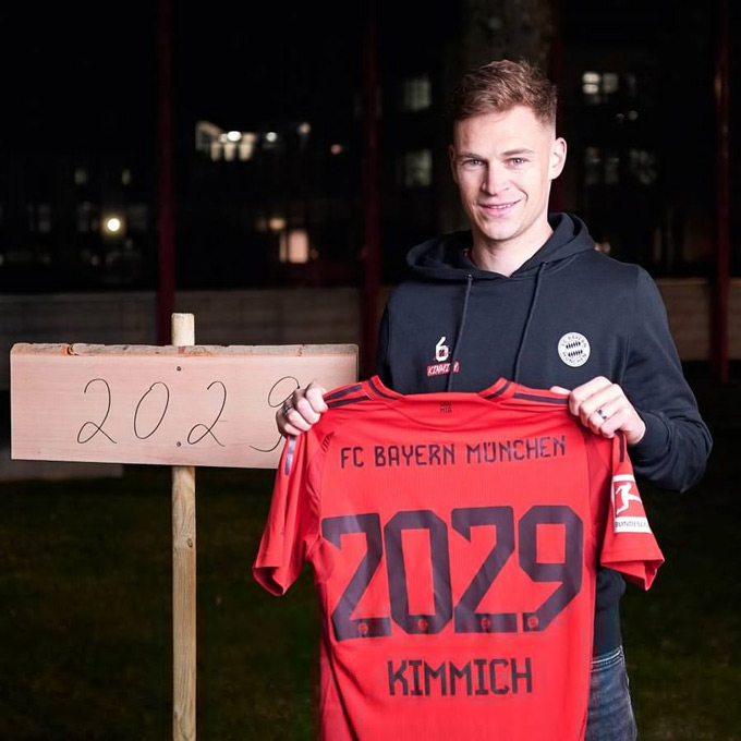 Kimmich sẽ gắn bó với Bayern đến năm 2029