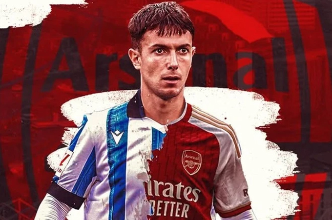 Zubimendi là mục tiêu theo đuổi của Arsenal