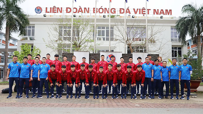 Viktor Lê, An Khánh có giải đấu đầu tiên với U22 Việt Nam - Ảnh: Nam Giang 