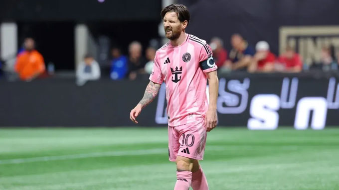 Messi bị đau sau trận đấu giữa Inter Miami và Atlanta