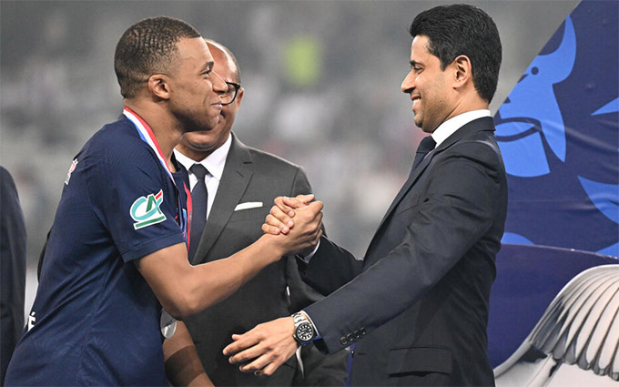 Mbappe vẫn bắt tay chủ tịch Al-Khelaifi nếu tái ngộ PSG ở Champions League