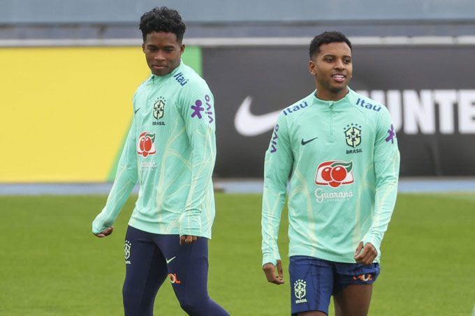 Endrick và Rodrygo chưa có suất đá chính thường xuyên tại Real