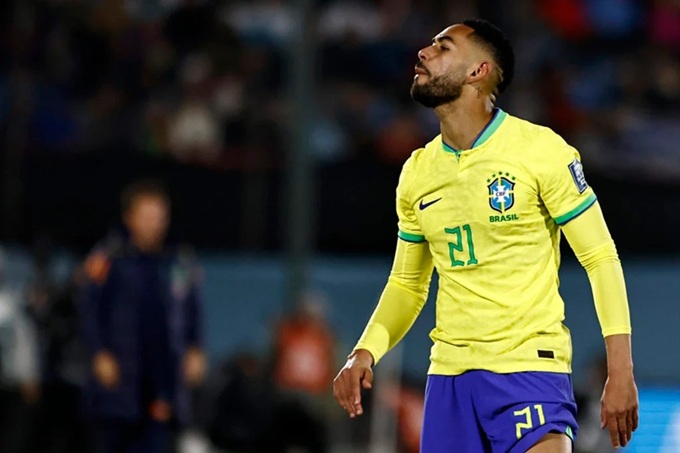 Matheus Cunha từng có 11 lần khoác áo ĐT Brazil nhưng chưa ghi bàn thắng nào