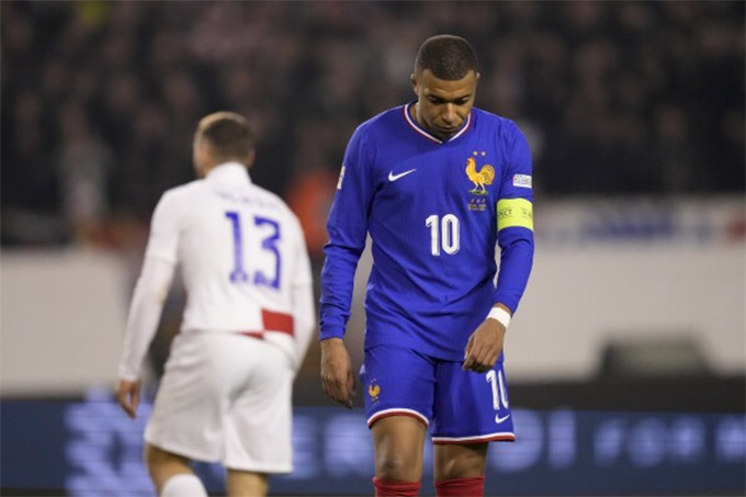 Nỗ lực của Mbappe là không đủ