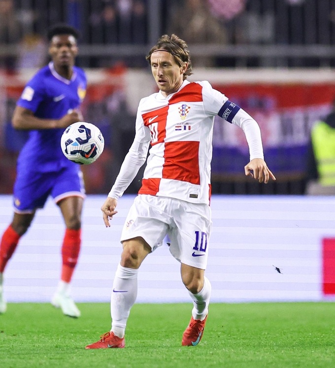 Ở tuổi 39, Modric vẫn là cầu thủ hoạt động xông xáo nhất của Croatia