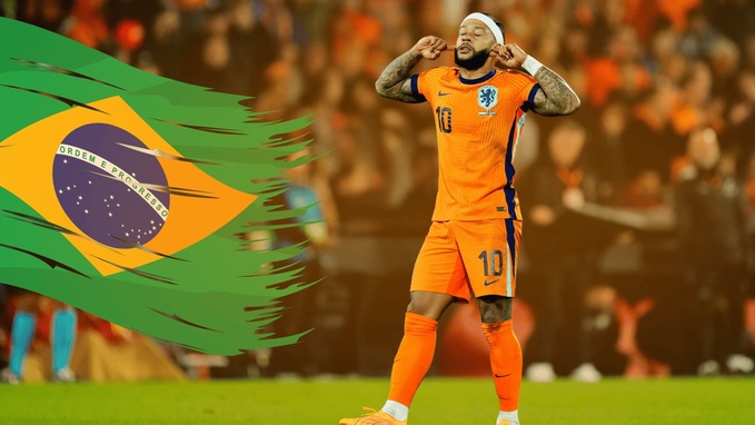 Depay từng bị lãng quên khi chuyển tới Brazil chơi bóng cho Corinthians.