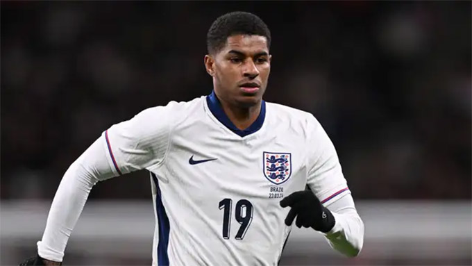 Marcus Rashford vừa đá chính trận đầu tiên của Tam sư dưới thời Thomas Tuchel