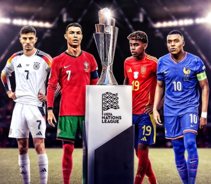 Vòng bán kết Nations League hội tụ đủ các anh tài