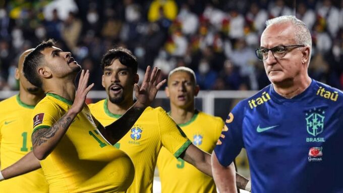 HLV Dorival Junior sẽ phải đau đầu khi Bruno Guimaraes bị treo giò ở trận Argentina vs Brazil.