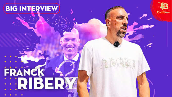 Franck Ribery ví Zidane là hình ảnh đẹp nhất của nước Pháp, của bóng đá Pháp