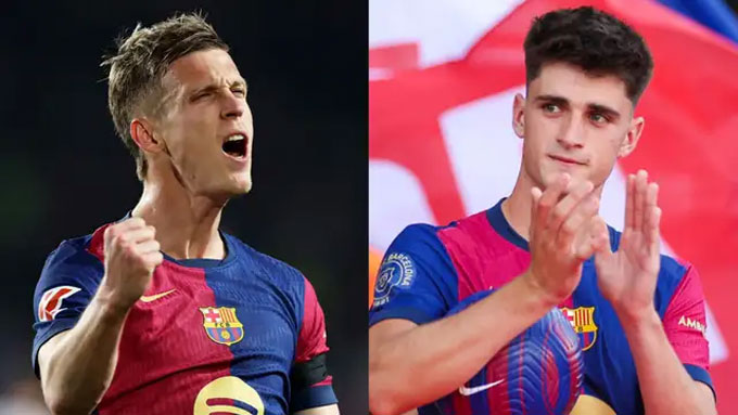 Barca được CSD cho phép sử dụng Olmo và Victor tới hết mùa
