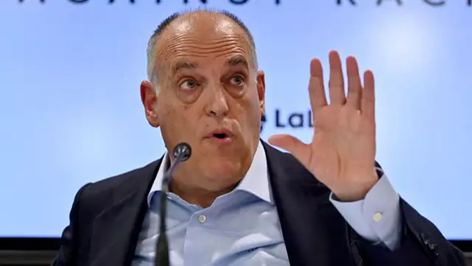 Chủ tịch Javier Tebas khẳng định La Liga sẽ kiện phán quyết của CSD