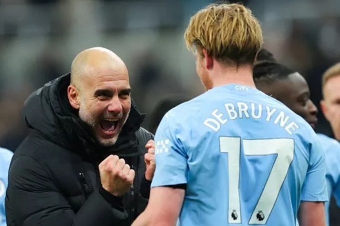 De Bruyne là một trong những học trò xuất sắc nhất của HLV Pep Guardiola