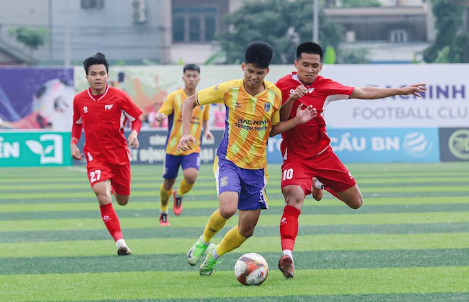 Bắc Ninh vừa có trận thắng PVF. Ảnh: CTV 