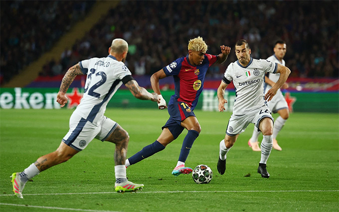 Barca và Inter Milan mang đến một trận cầu bùng nổ