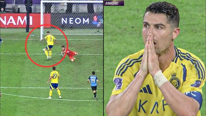 Pha bỏ lỡ của Ronaldo trước Kawasaki Frontale