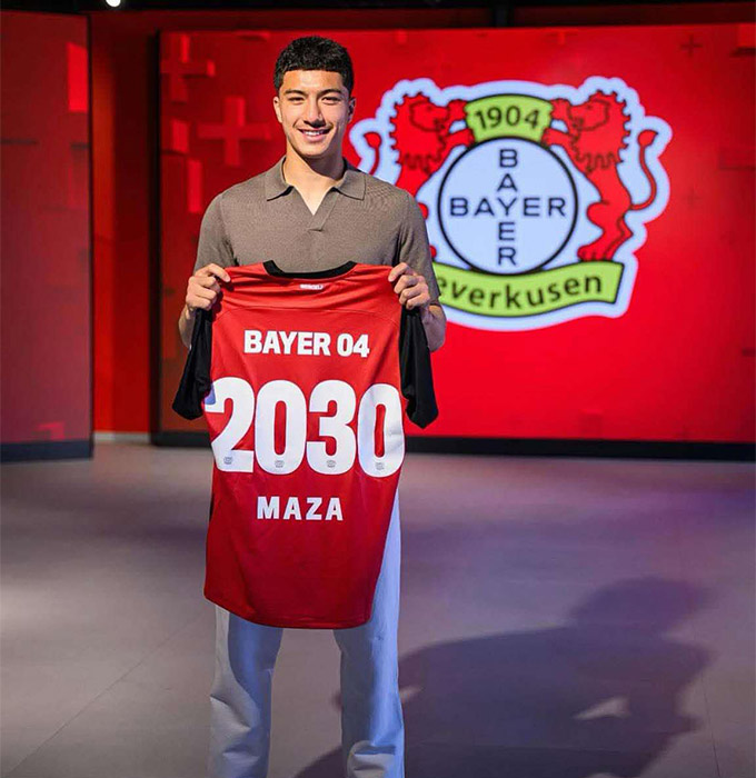 Ibrahim Maza gia nhập Leverkusen với mức phí 12 triệu euro