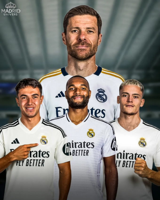 3 cái tên mà Alonso muốn Real chiêu mộ (trái sang) Zubimendi, Tah và Wirtz
