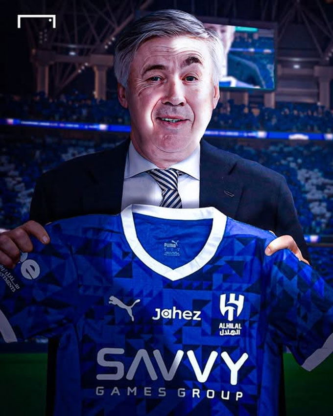 Ancelotti được Al Hilal mời chào mức lương khủng