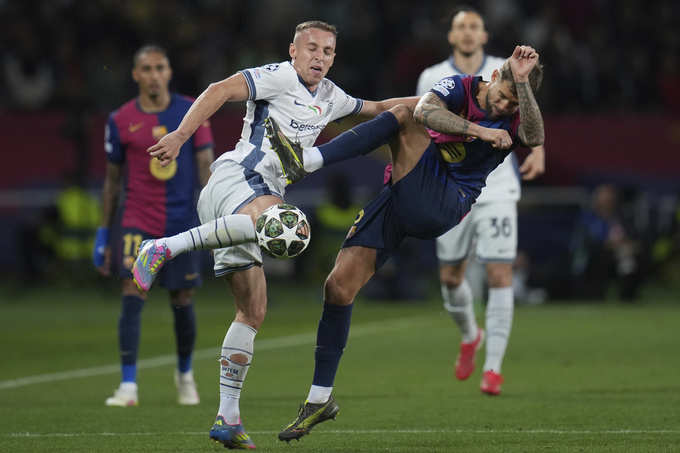 Barca đã kiên cường thi đấu để ngược dòng hòa 3-3 trước Inter, dù bị dẫn 2 bàn