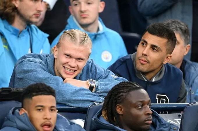 Haaland và Rodri chưa thể ra sân gặp Wolves