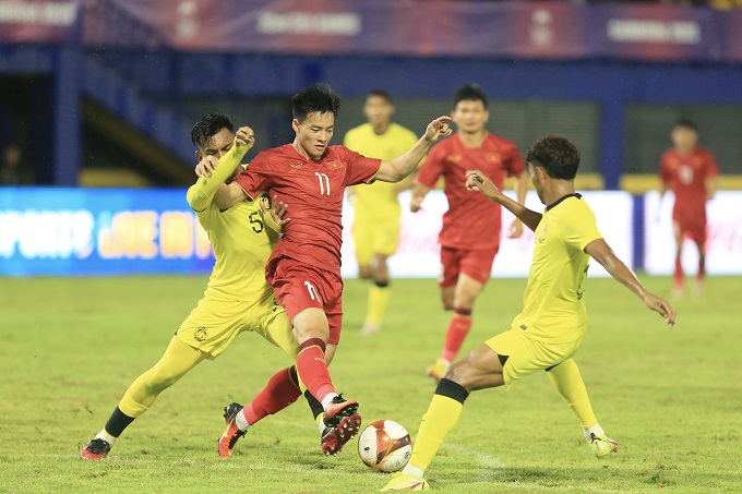 U23 Việt Nam có thể chạm trán U23 Malaysia ở vòng loại U23 châu Á 2026. Ảnh: Phan Tùng