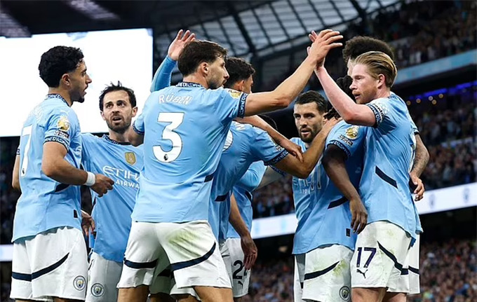 Man City tạm thời vươn lên thứ 3 trên BXH sau chiến thắng trước Wolves