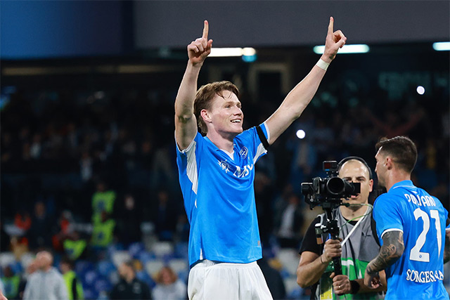 McTominay đã ghi 12 bàn cho Napoli kể từ đầu mùa