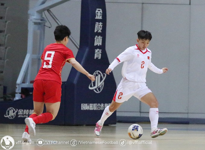 ĐT futsal nữ Việt Nam thua Trung Quốc trong loạt đá luân lưu