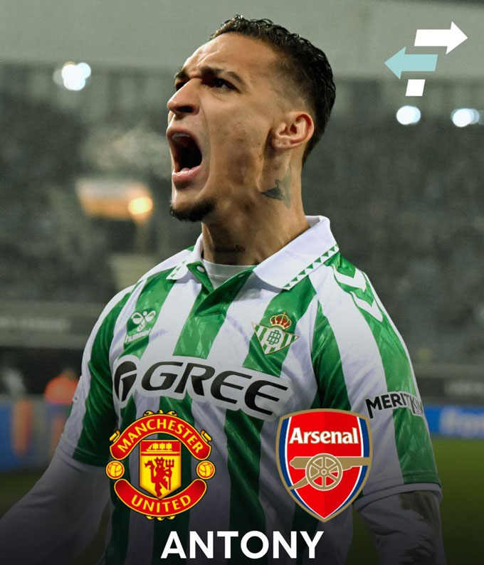 Arsenal nhảy vào cuộc đua giành Antony