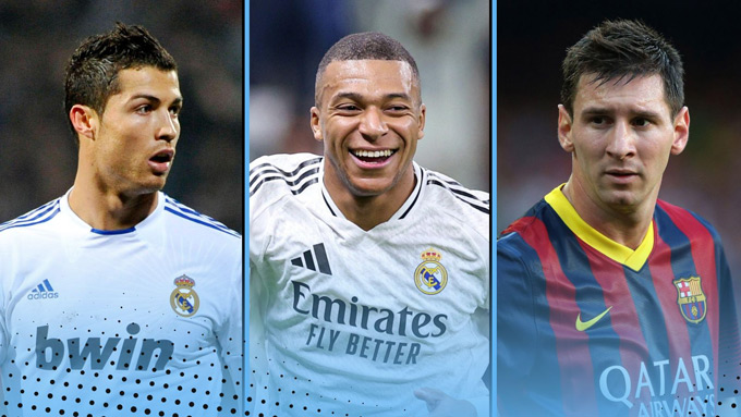 Yamal đang ngang ngửa, thậm chí vượt trội hơn so với những cái tên như Ronaldo, Messi hay Mbappe